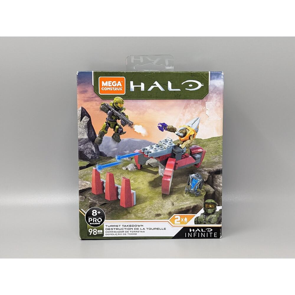 Mega Construx Blocks Halo Infinite Turret Takedown 2 Figures Builder 98 Pieces